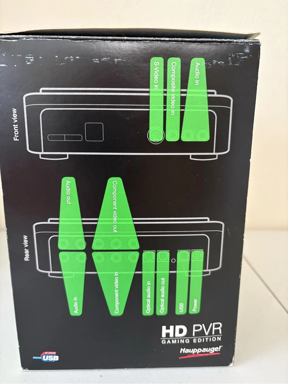 HD PVR Gaming Edition Capture Device - Black with Green Accents